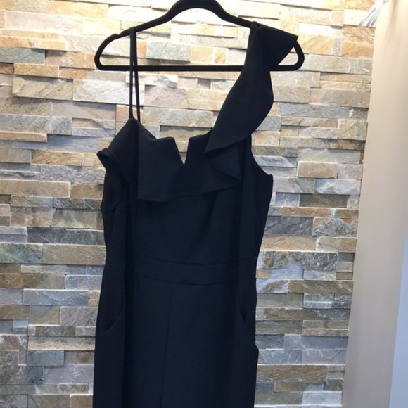 Teeze Me Trendy Plus Size Off-The-Shoulder Jumpsuit - Picture 2 of 7